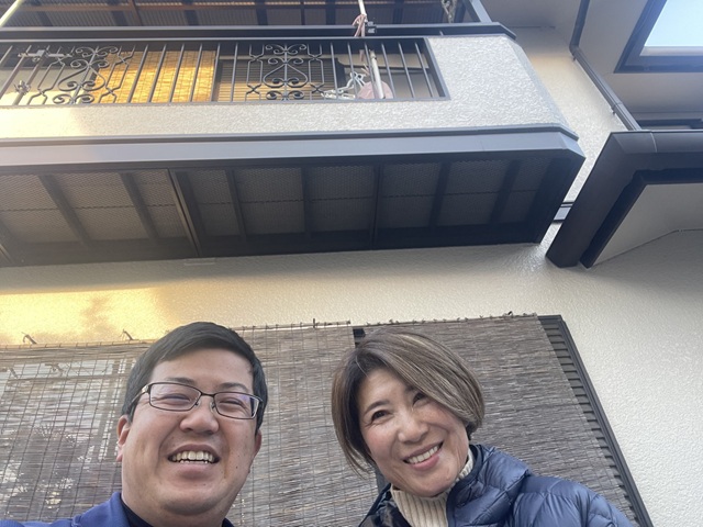 加古川市　M様邸　突風により波板破損　営業マンの感じがよいと嬉しいお声をいただきました